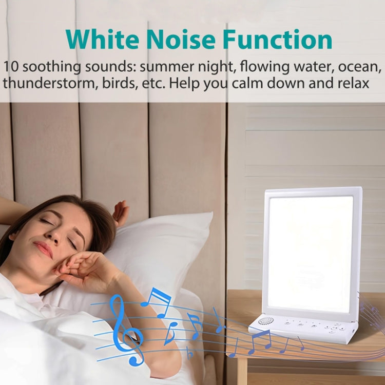 SAD White Noise Phototherapy Lamp Smart Emotional Night Light Music Decompression Therapy Light