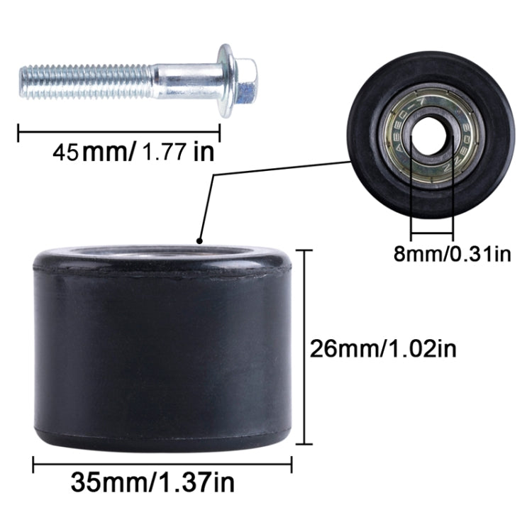 For Yamaha YFZ 350 Banshee 8mm Chain Tensioner Roller