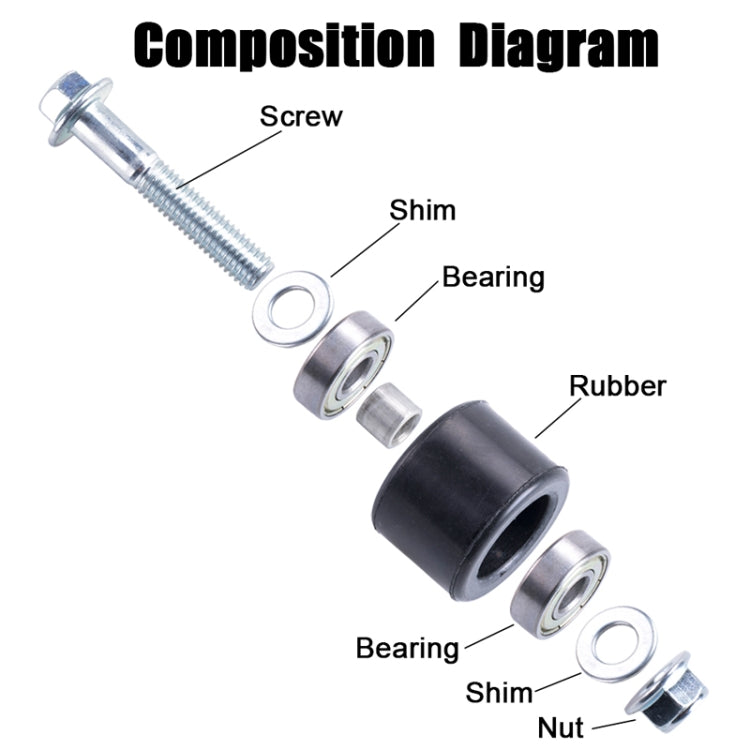 For Yamaha YFZ 350 Banshee 8mm Chain Tensioner Roller