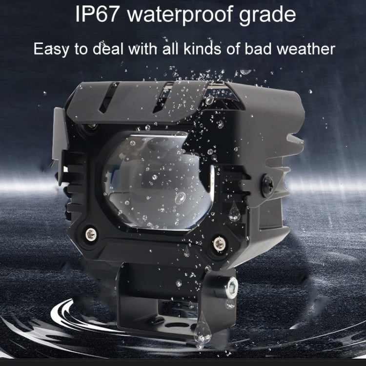 Motorcycle Strong Light With Lens Spotlight Electrical Bike Conversion Spotlight Paving Light