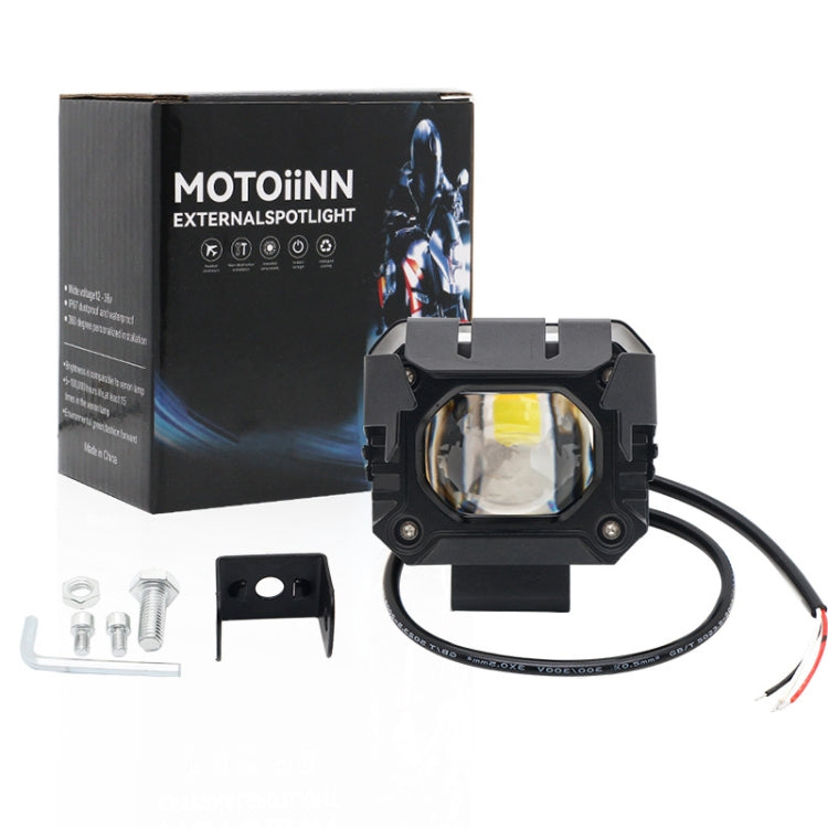 Motorcycle Strong Light With Lens Spotlight Electrical Bike Conversion Spotlight Paving Light