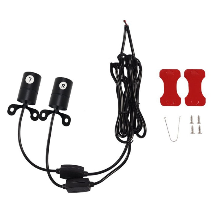 1pair Motorcycle Angel Wings Welcome Light LED Chassis Modified Wings Projector Light