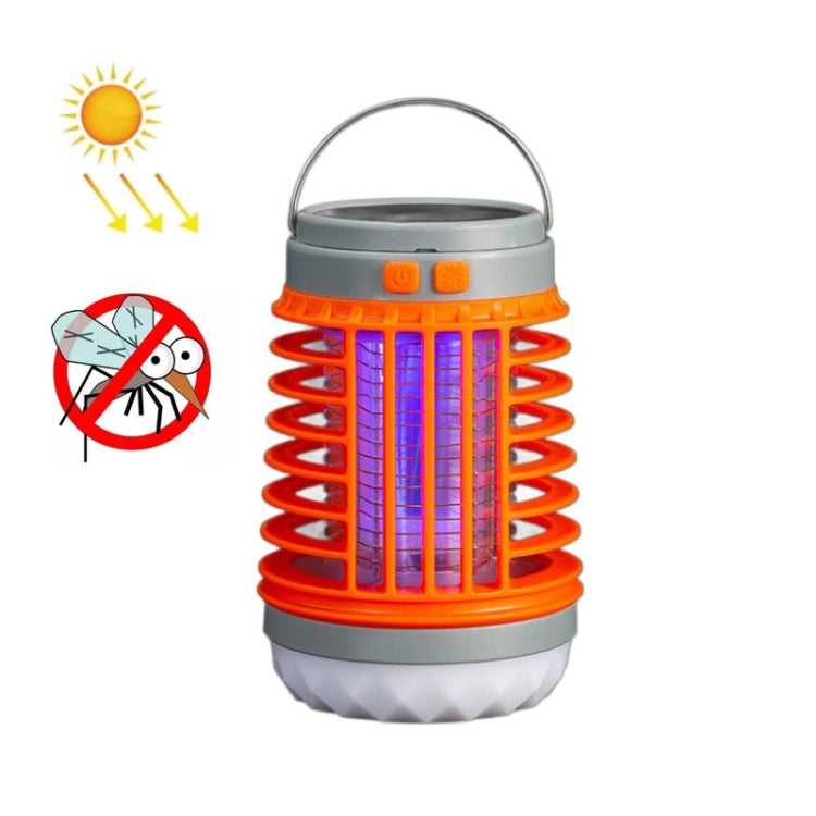 E-SMARTER W890-1 Solar LED Electric Shock Mosquito Light Outdoor USB Rechargeable Lighting Mosquito Trap