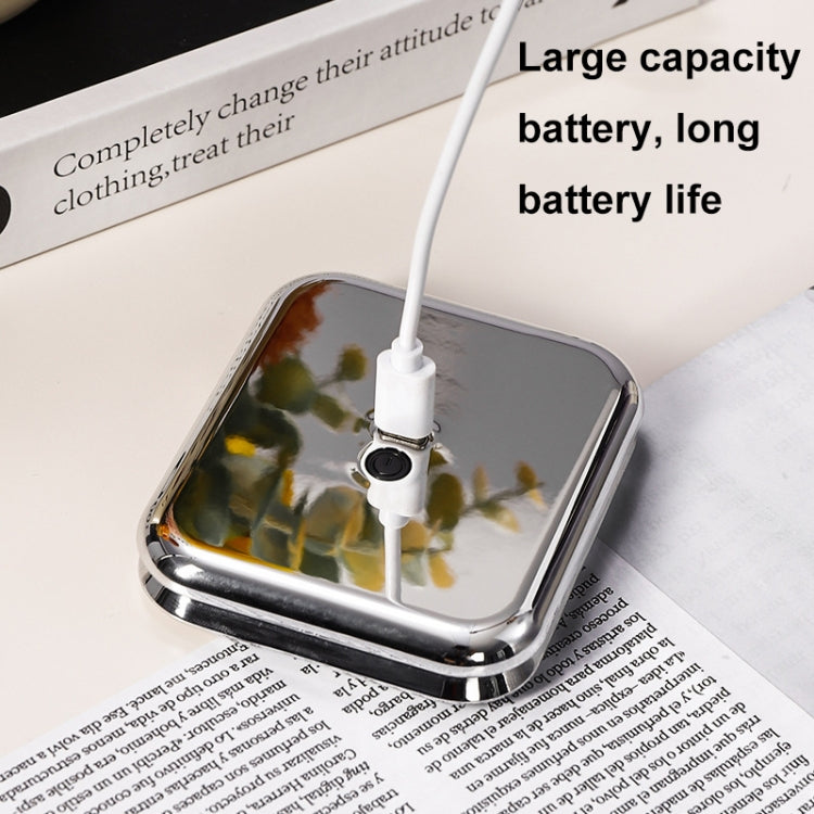 40LEDs HD Infinitely Dimmable Folding Makeup Mirror Portable Flip Double-sided Mirror