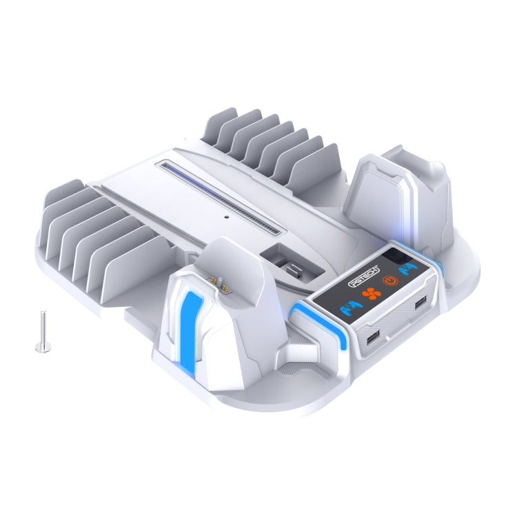 For Sony PS5 Slim PGTECH GP-521 Handle Charging Base Host Cooling Rack With Disc Rack