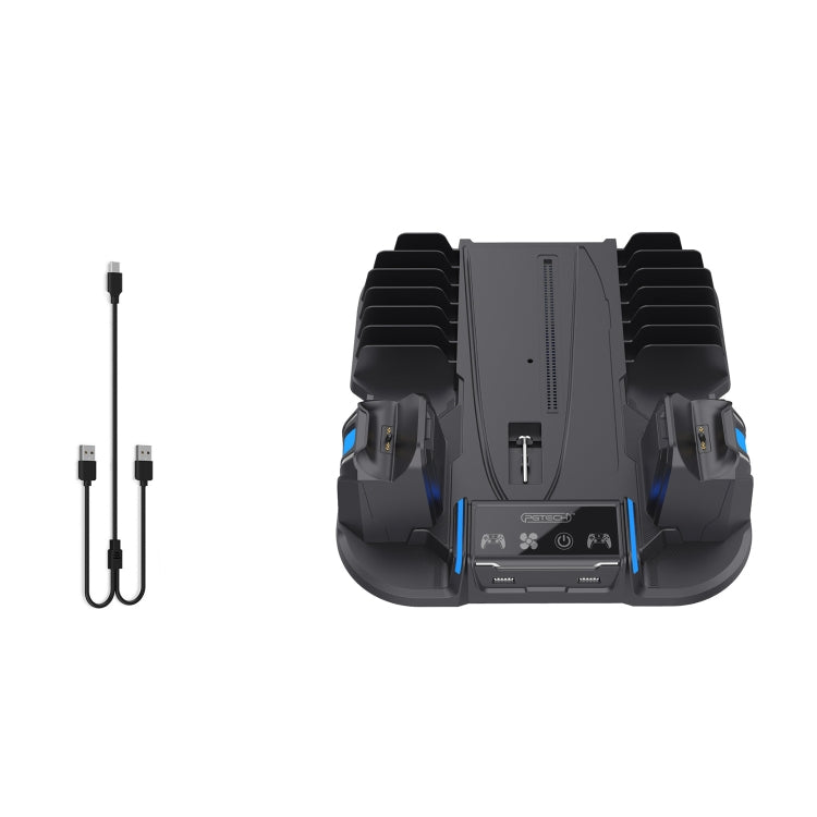 For Sony PS5 Slim PGTECH GP-521 Handle Charging Base Host Cooling Rack With Disc Rack