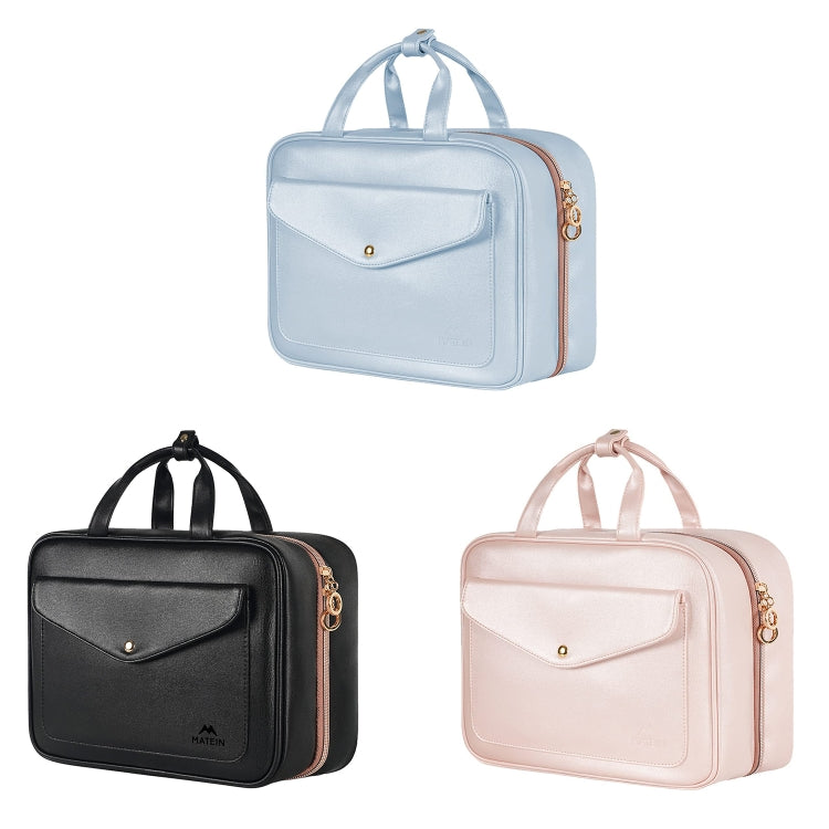 PU Large Capacity Waterproof Portable Toiletry Cosmetic Bag Travel Storage Bag