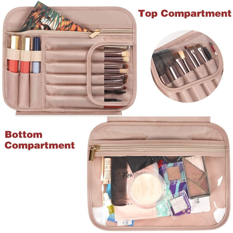 PU Large Capacity Waterproof Portable Toiletry Cosmetic Bag Travel Storage Bag