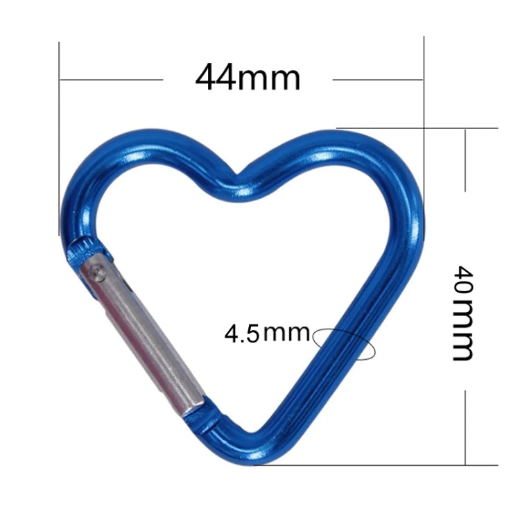 5pcs Love Hiking Buckles Backpack Hooks Cell Phone Water Bottle Hooks