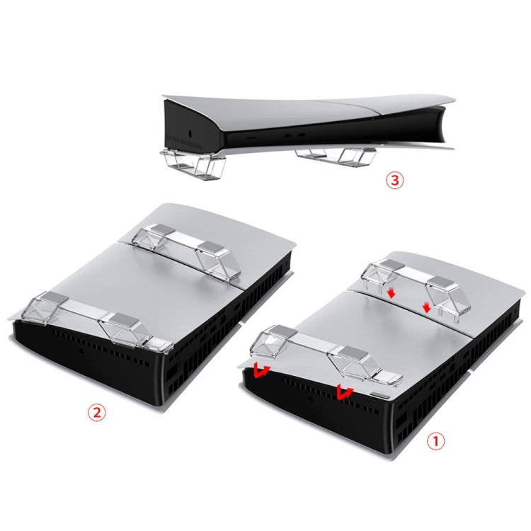 For Sony PS5 Slim DOBE TP5-3582 Game Console Horizontal Storage Holder