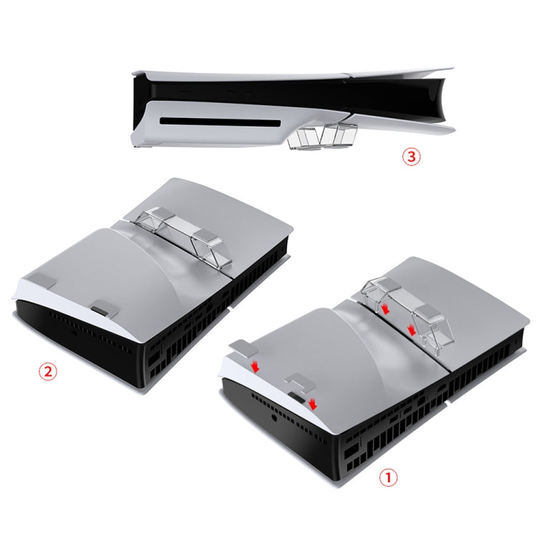 For Sony PS5 Slim DOBE TP5-3582 Game Console Horizontal Storage Holder