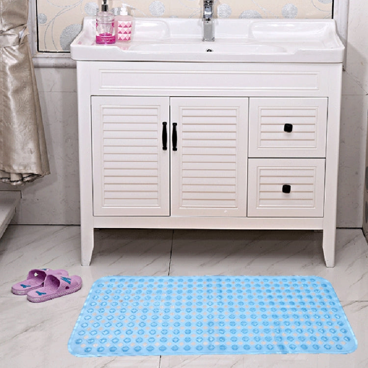 Non-slip Bath Mat Diamond Cut Bathtub Mats With Drain Holes And Suction Cup