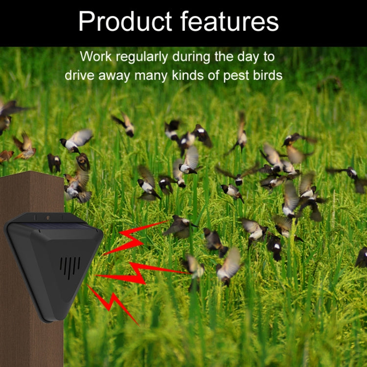 N911Q Solar Bird Repeller Orchard And Fish Pond Animal Repellent