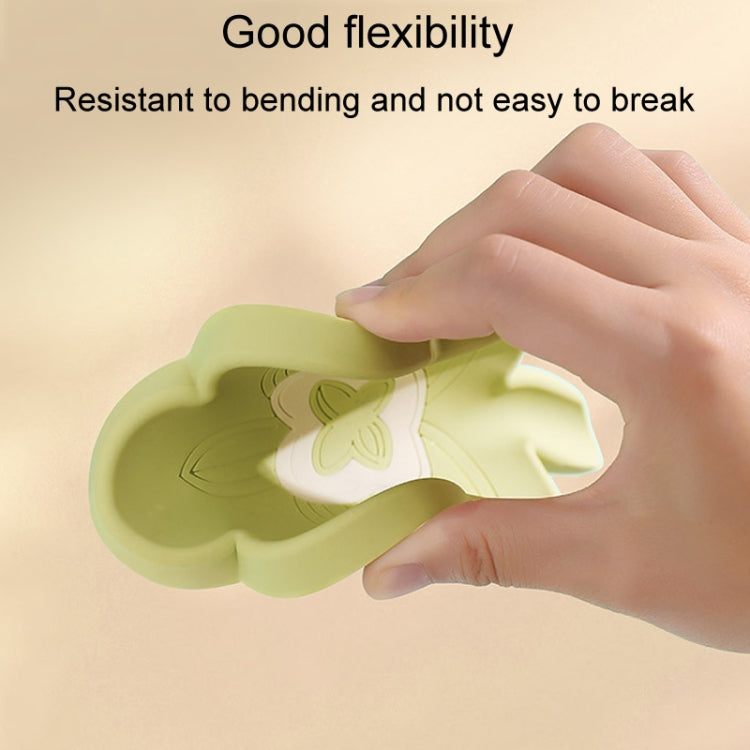 Bathroom Infused Silicone Soap Dispenser Household Non-Slip Soap Drainage Holder