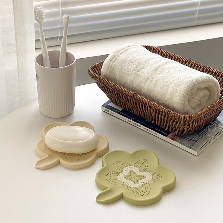 Bathroom Infused Silicone Soap Dispenser Household Non-Slip Soap Drainage Holder