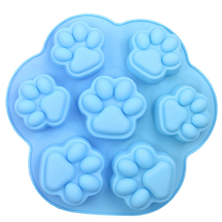 7 Cells Small and Large Cat Paw Silicone Cake Mould Cartoon DIY Handmade Essential Oil Soap Moulds