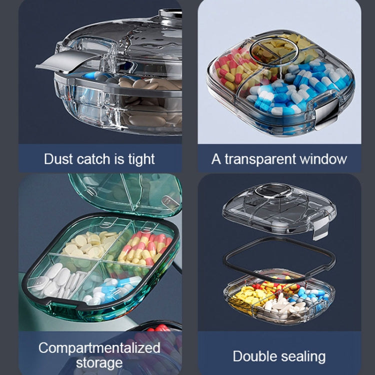 Multi-functional Portable Mini Pill Dispenser Organizer