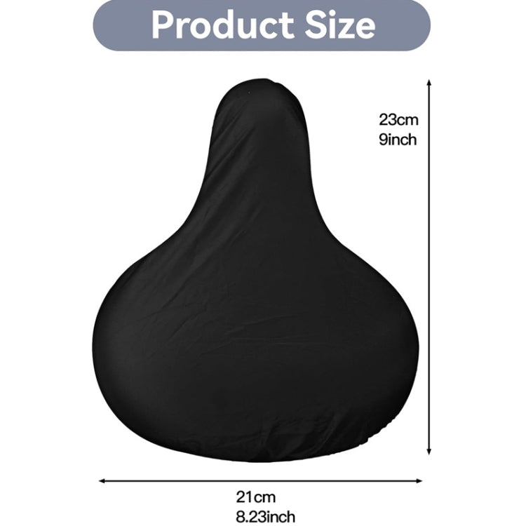 2pcs Bicycle Saddle Waterproof Dustproof Sun Protection Cover