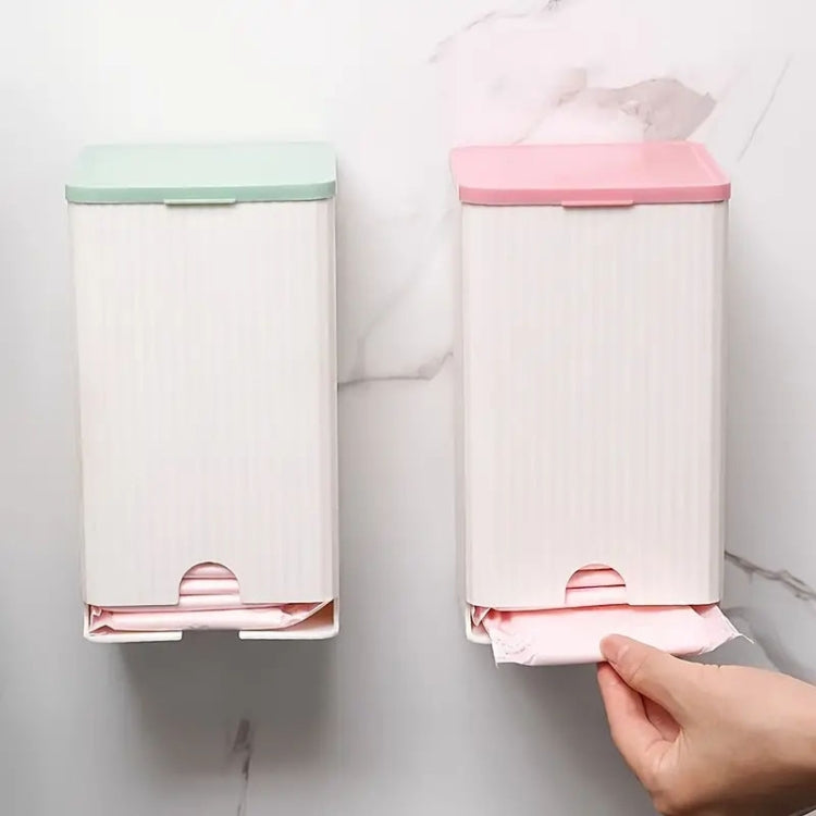 Bathroom Wall-mounted Sanitary Napkin Organizer Multifunctional Cotton Swab Tissue Box