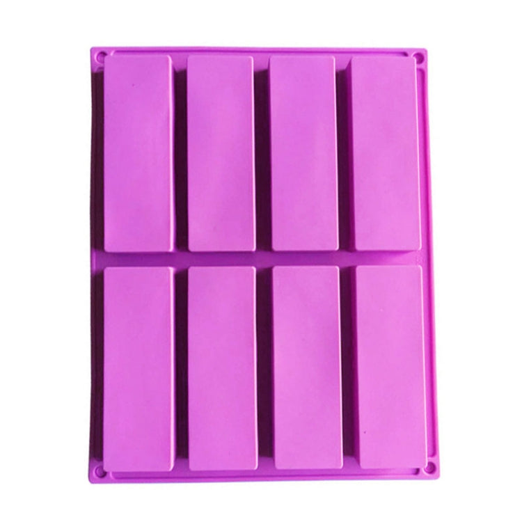 8 Grids Rectangular Silicone Handmade Soap Mould DIY Aromatherapy Mould