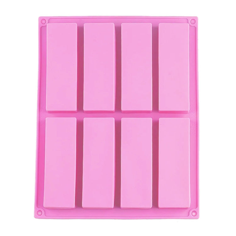 8 Grids Rectangular Silicone Handmade Soap Mould DIY Aromatherapy Mould