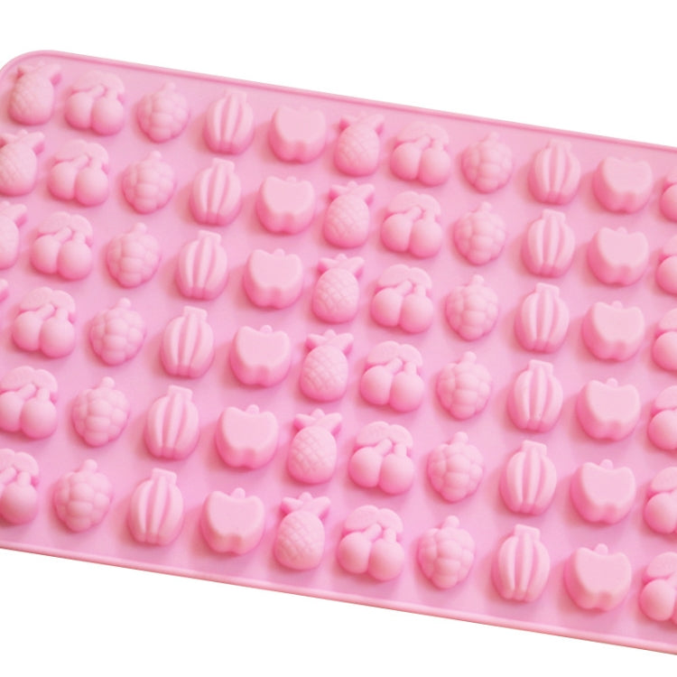 66 Grids Fruit Silicone Fudge Molds Mini Candy Molds
