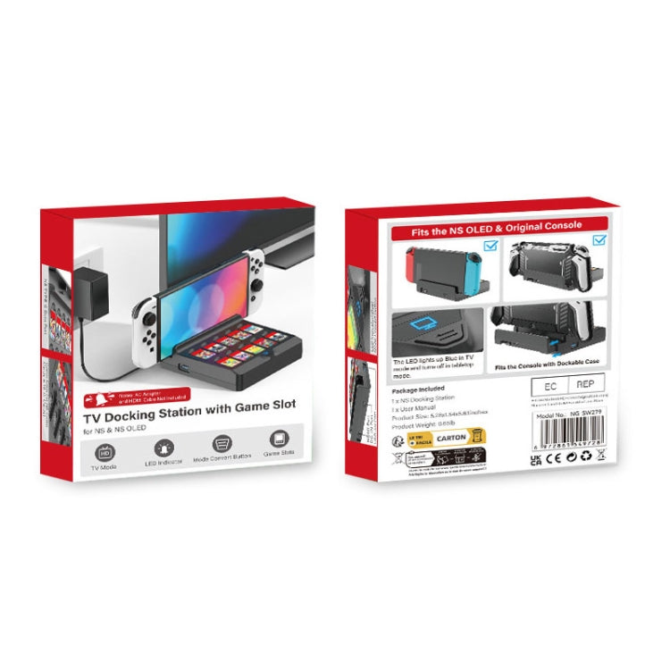 For Switch / Switch OLED Iplay NG-SW279 Cast Screen Charger Video Conversion Dock With Storage