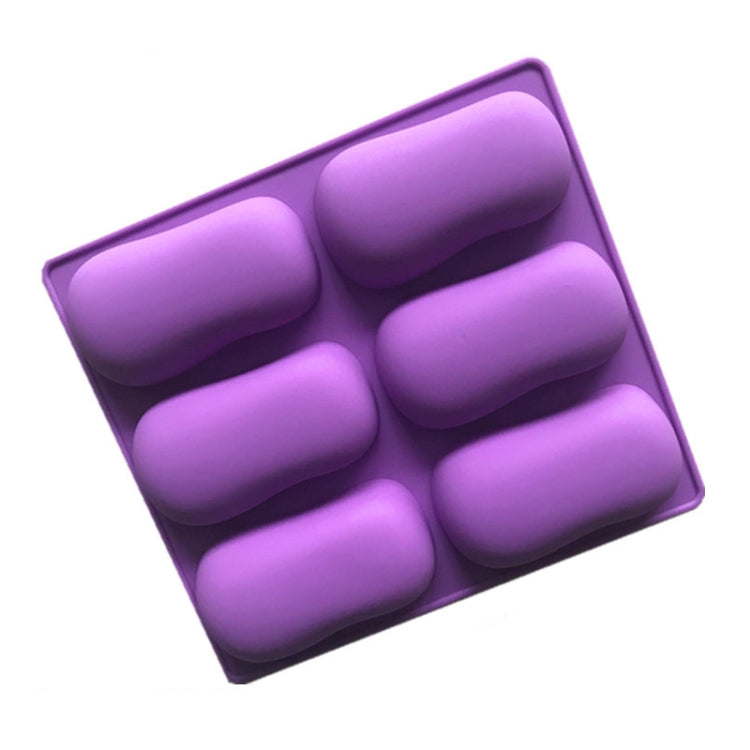 6 Grids Handmade Aromatherapy Soap Mould Baking DIY Silicone Molds