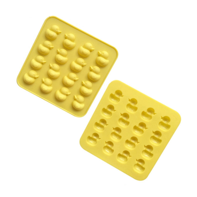 Cute Yellow Duck Silicone Chocolate Mould Fire Lacquer Wax Mold