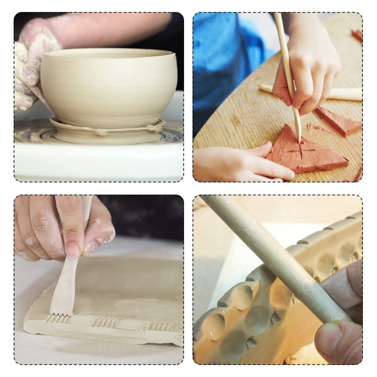 61 In 1 Clay Tools Kit Ceramics DIY Clay Sculpting Tools for Pottery Craft, Baking, Carving