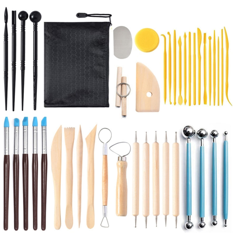 42 In 1 Clay Tools Kit Ceramics DIY Clay Sculpting Tools for Pottery Craft, Baking, Carving