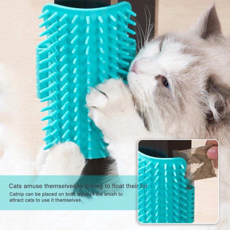 3pcs Pet Table Leg Hair Rubbing Massage Brush Cat Scratcher