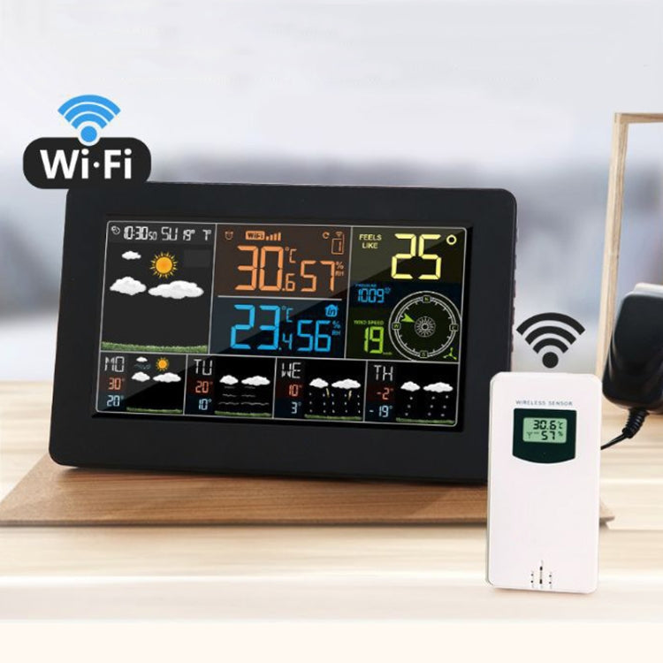 WiFi Color Screen Weather Station Temperature And Humidity Weather Forecast Clock