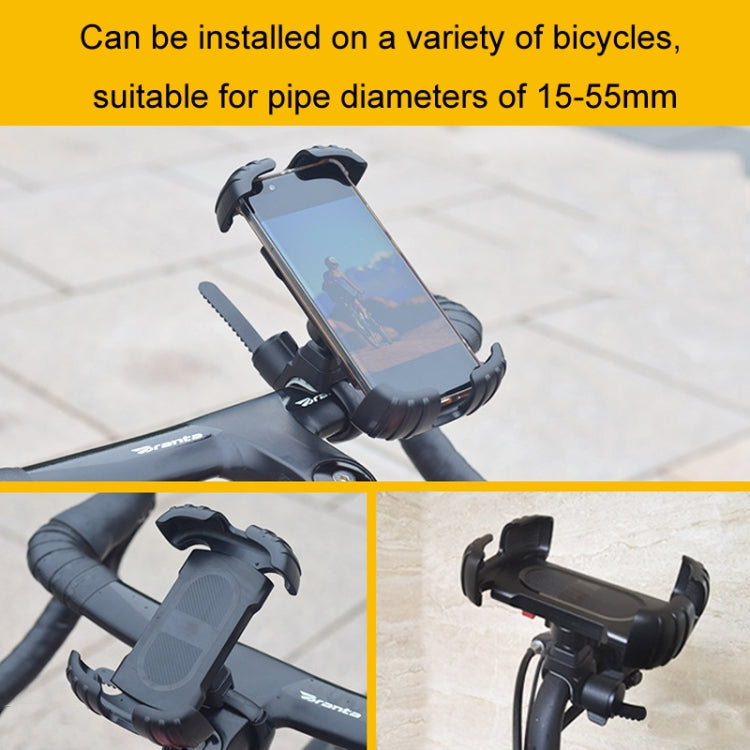 Bicycle Phone Holder Shockproof Handlebar For Fixing Shooting Equipment