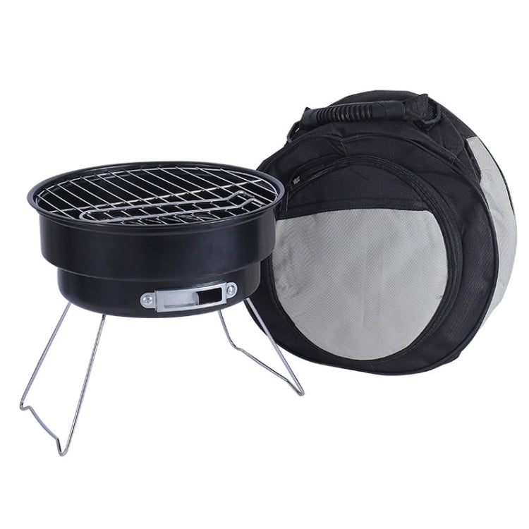 Portable Small Outdoor Folding Round BBQ Grill Wild Camping Cooking Tools
