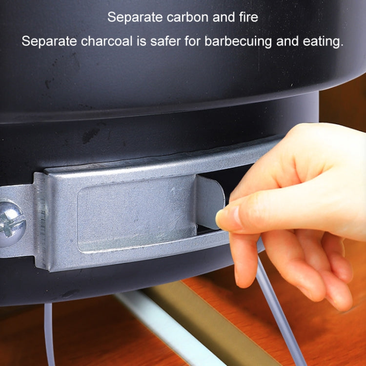 Portable Small Outdoor Folding Round BBQ Grill Wild Camping Cooking Tools