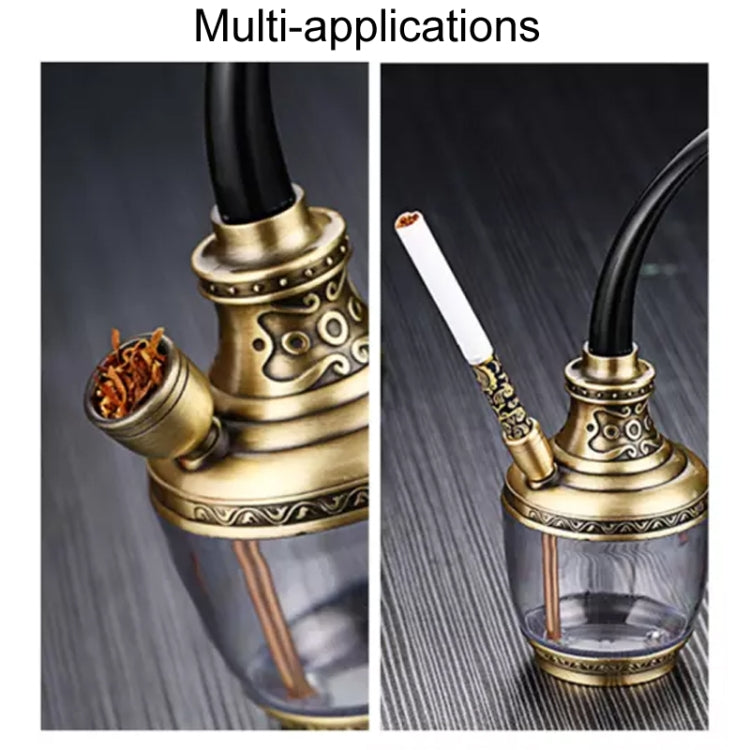 HENGDA HD-806 Dual Purpose Multifunctional Filtered Hookah With Long Hose