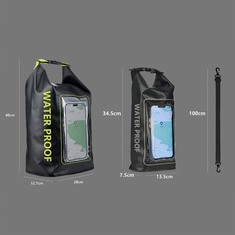 2 In 1 Outdoor Cycling Crossbody Phone Bag PVC Swimming IPX6 Waterproof Bag