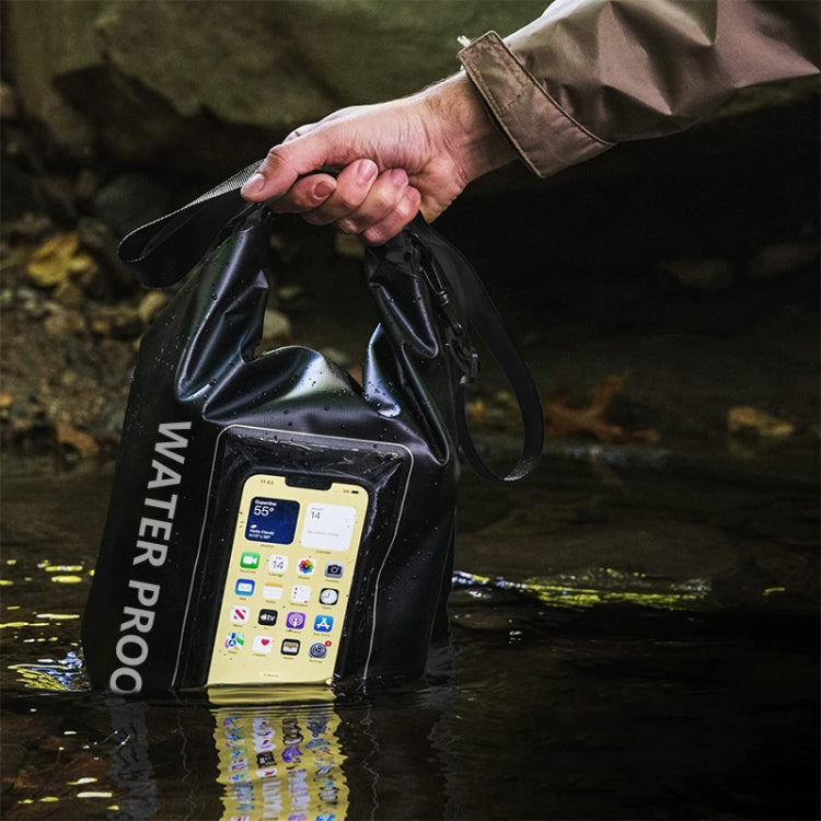 2 In 1 Outdoor Cycling Crossbody Phone Bag PVC Swimming IPX6 Waterproof Bag