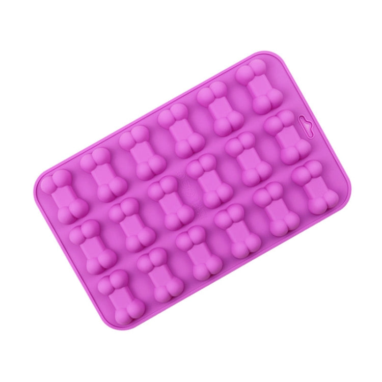 18 Grids Dog Bone Silicone Baking Cake Molds DIY Fire Paint Wax Mould