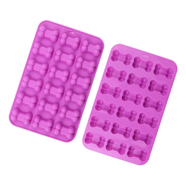 18 Grids Dog Bone Silicone Baking Cake Molds DIY Fire Paint Wax Mould