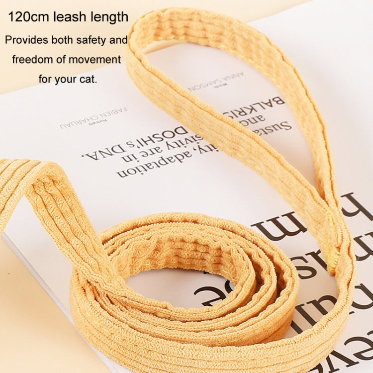 Cats Leash Anti-breakaway Outdoor Adjustable Chest Back Cats Leash