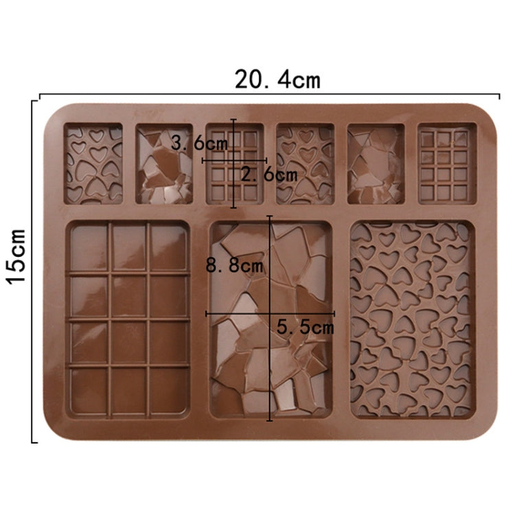 9 Grids Silicone Baking Chocolate Mold Cake DIY Fondant Mould