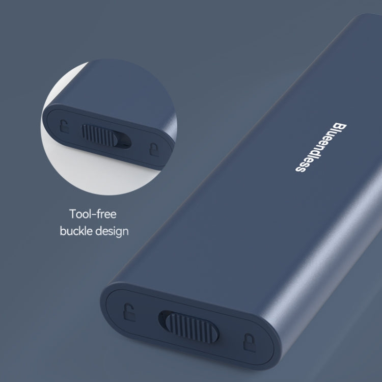 Blueendless M2815SN M.2 Dual Protocol Type-C 3.1 Mobile Hard Disk Box Laptop External SSD