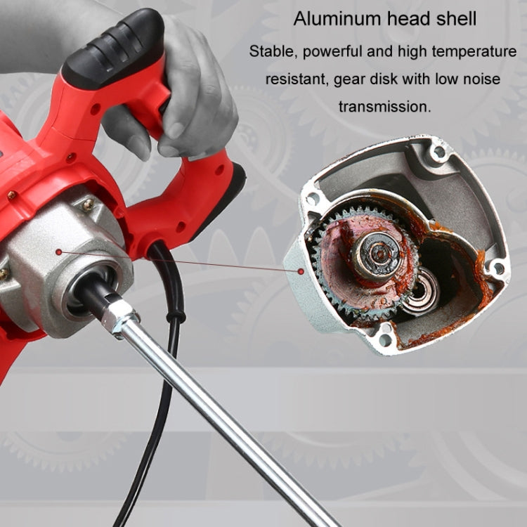 AOTUO 220V High Power Industrial Grade Electrical Mixer Handheld Concrete Paint Mixer