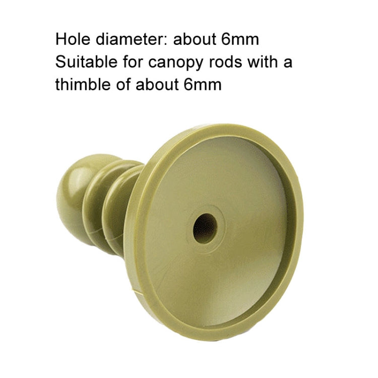 AOTU AT6525 Outdoor Camping Canopy Pole Thunder Cap Tent Support Pole Insulated Plastic Protective Hat