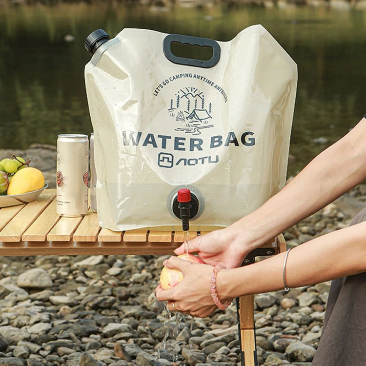 AOTU AT6667 Outdoor Large Capacity Water Bottle 9L Portable Folding Water Bottle Camping Car Drink Barrel