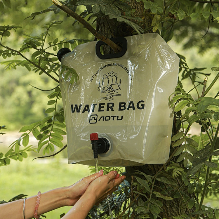 AOTU AT6667 Outdoor Large Capacity Water Bottle 9L Portable Folding Water Bottle Camping Car Drink Barrel