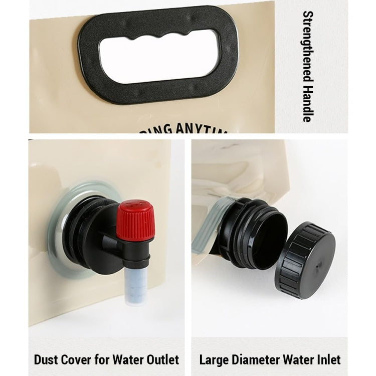 AOTU AT6667 Outdoor Large Capacity Water Bottle 9L Portable Folding Water Bottle Camping Car Drink Barrel