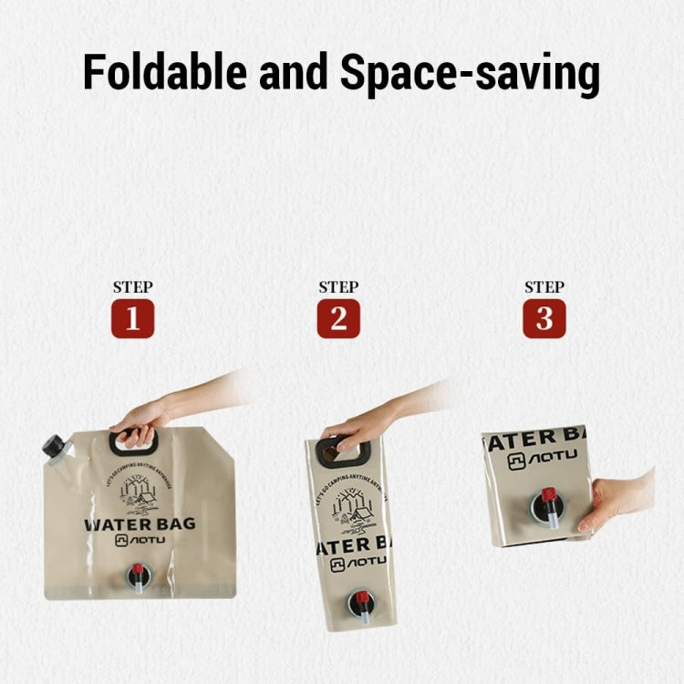 AOTU AT6667 Outdoor Large Capacity Water Bottle 9L Portable Folding Water Bottle Camping Car Drink Barrel